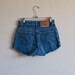 1990's XS/SML Levi's faded jean cut off shorts
