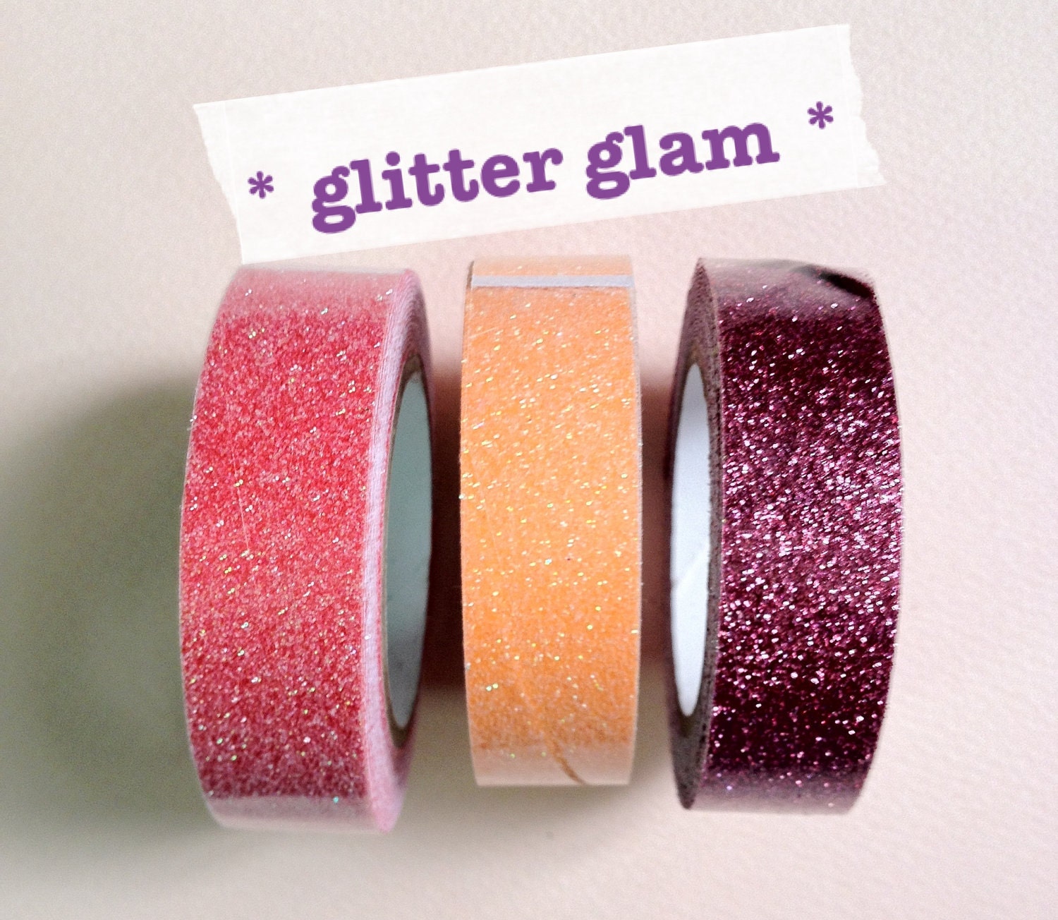 Silver Glitter Tape