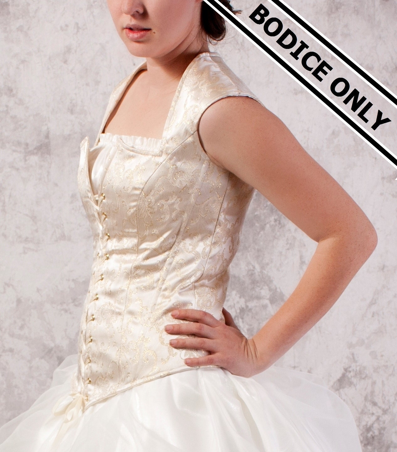Wedding Bodice Corset Renaissance Medieval Costume Custom Size Fairy Gown 502