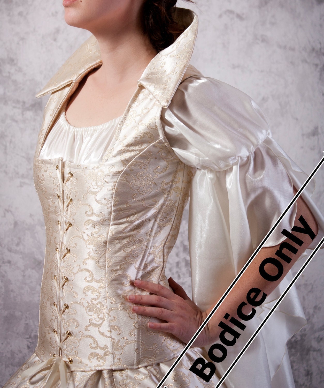 Wedding Bodice Corset Renaissance Medieval Costume Custom Size Fairy Gown 503