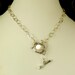 25 Inch Sterling Silver Teapot and Spoon Lariat