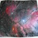 Galaxy Nebula Print Silk Cosmic Square Scarf "Eta Carinae"