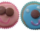 Card with cute buns - girl boy or both