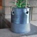black hanging pot