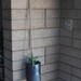black hanging pot