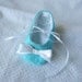 Tiffany Blue Baby Booties- Custom Tiffany Blue Inspired Baby Booties, newborn-12 months