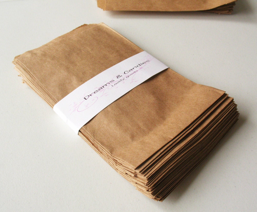 25- 5 x 7" Kraft Paper Bags for decorate, stamp, gift bags, envelopes, party favors, and many more