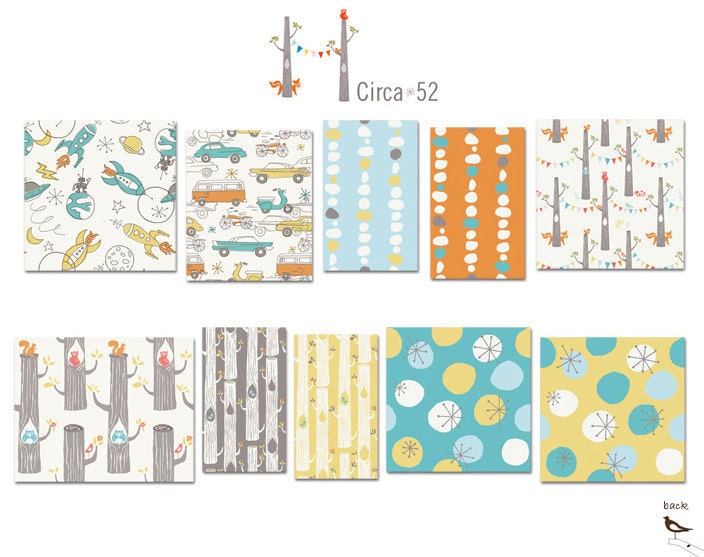 END OF BOLT, 32 inches, Cars Natural, Monaluna Circa 52 for Birch Fabrics, Organic Fabric