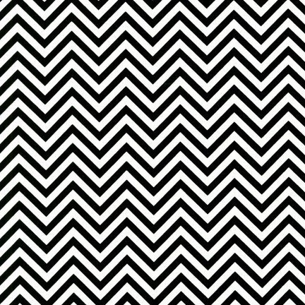 Remix Zigzag in Black and White by Ann Kelle for Robert Kaufman Fabrics, Half Yard, 1/2 Yard