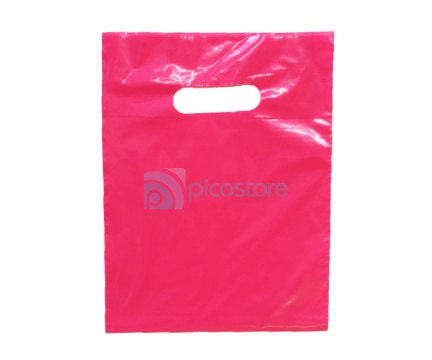 100pcs SALE - 9x12 Merchandise Bags - Hot Pink