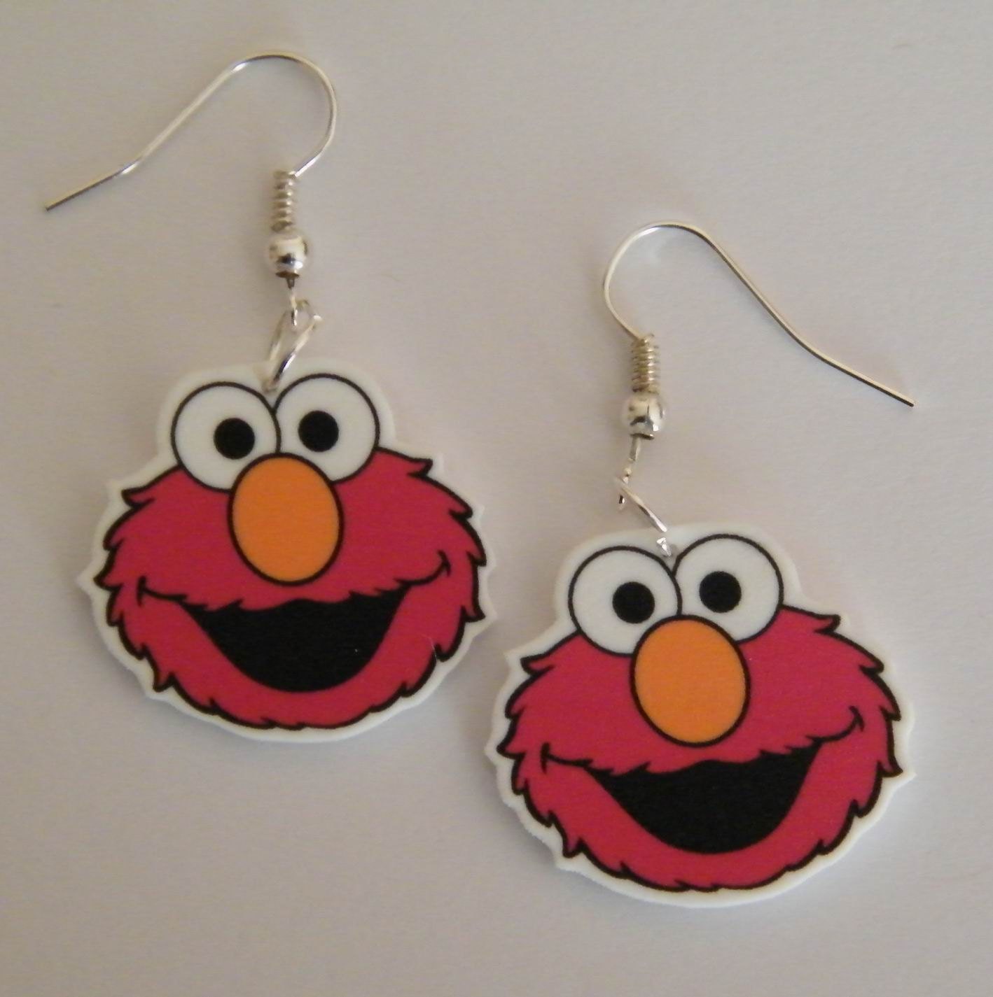 Sesame Street Elmo Novelty Earrings