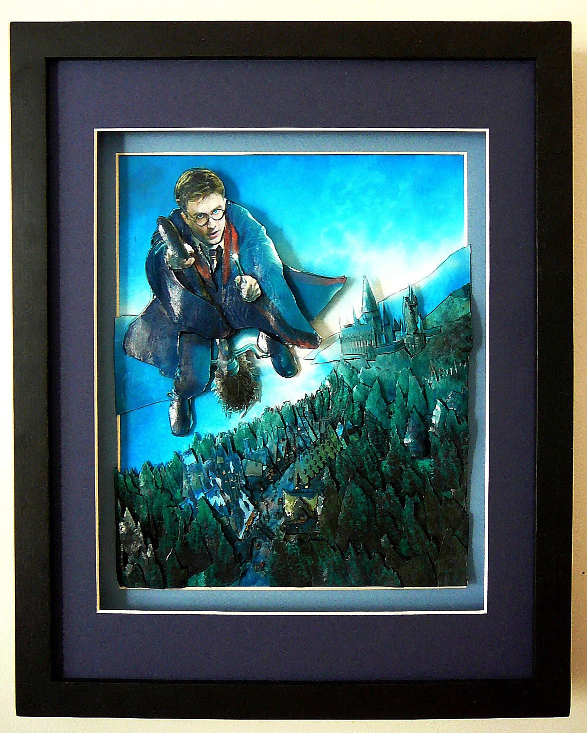 Wizarding World of Harry Potter Paper Tole Handmade 3D Art