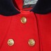 VTG Rothschild Wool Military Style Red Girl's Coat - SZ. 4T