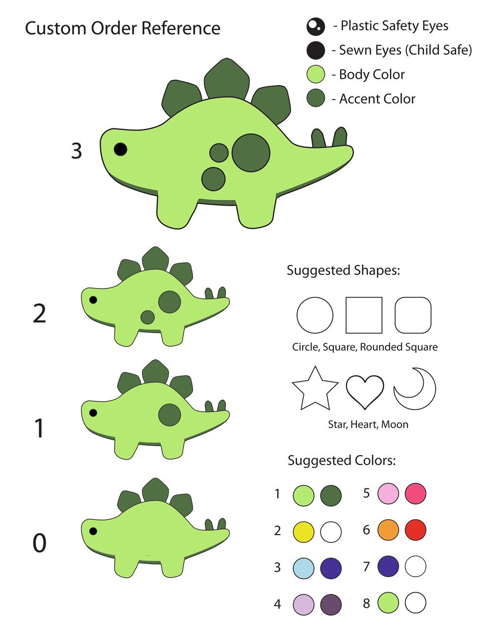 Custom Stegosaurus Plushie