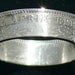 Sterling Silver Coin Ring 1897 South Africa 1 Shilling - Ring Size 7 1/2 and Double Sided
