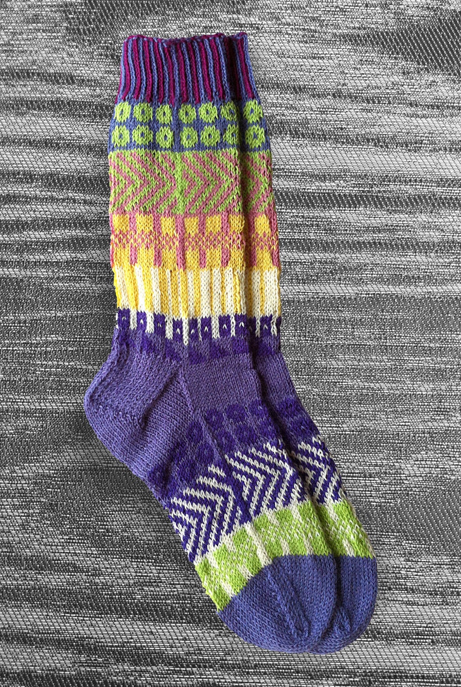 Hand Knit Wool Socks, Men, Women, Unique Icelandic Original Design, Handknit Wearable Art Socks -  Made to Order