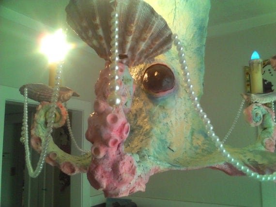 Octopus chandelier