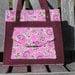 Pink Paisley Tote or Briefcase with iPad, Kindle or Tablet Pocket