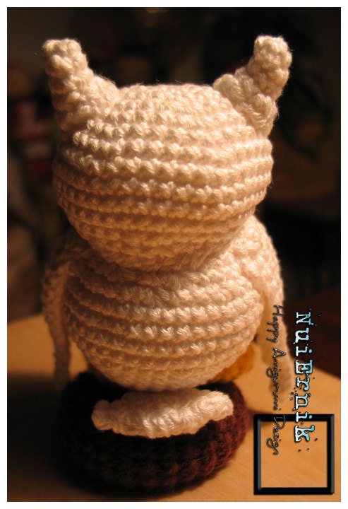 Amigurumi Crochet Pattern : Baby Snowy Owl (PDF file)