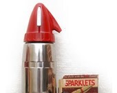 Mid Century Sparklet Syphon & Sparklet Bulbs, Seltzer Bottle