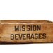 Rare Mission Beverages Soda Crate with Inserts, by Treen Box Co, 1957