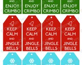 Printable Keep Calm Chistmas tags