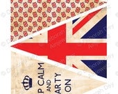 Digital Download - Vintage Jubilee Union Jack Bunting Garland