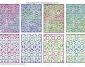 ATC Backgrounds - Digital Collage Sheet - aceo altered art vintage ephemera Victorian Elegance