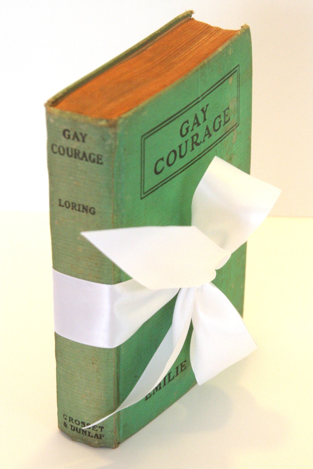 JUNE is Gay Pride Month Vintage Book Gay Courage by Emilie Loring Symbolic Gesture Gift for LGBT loved one