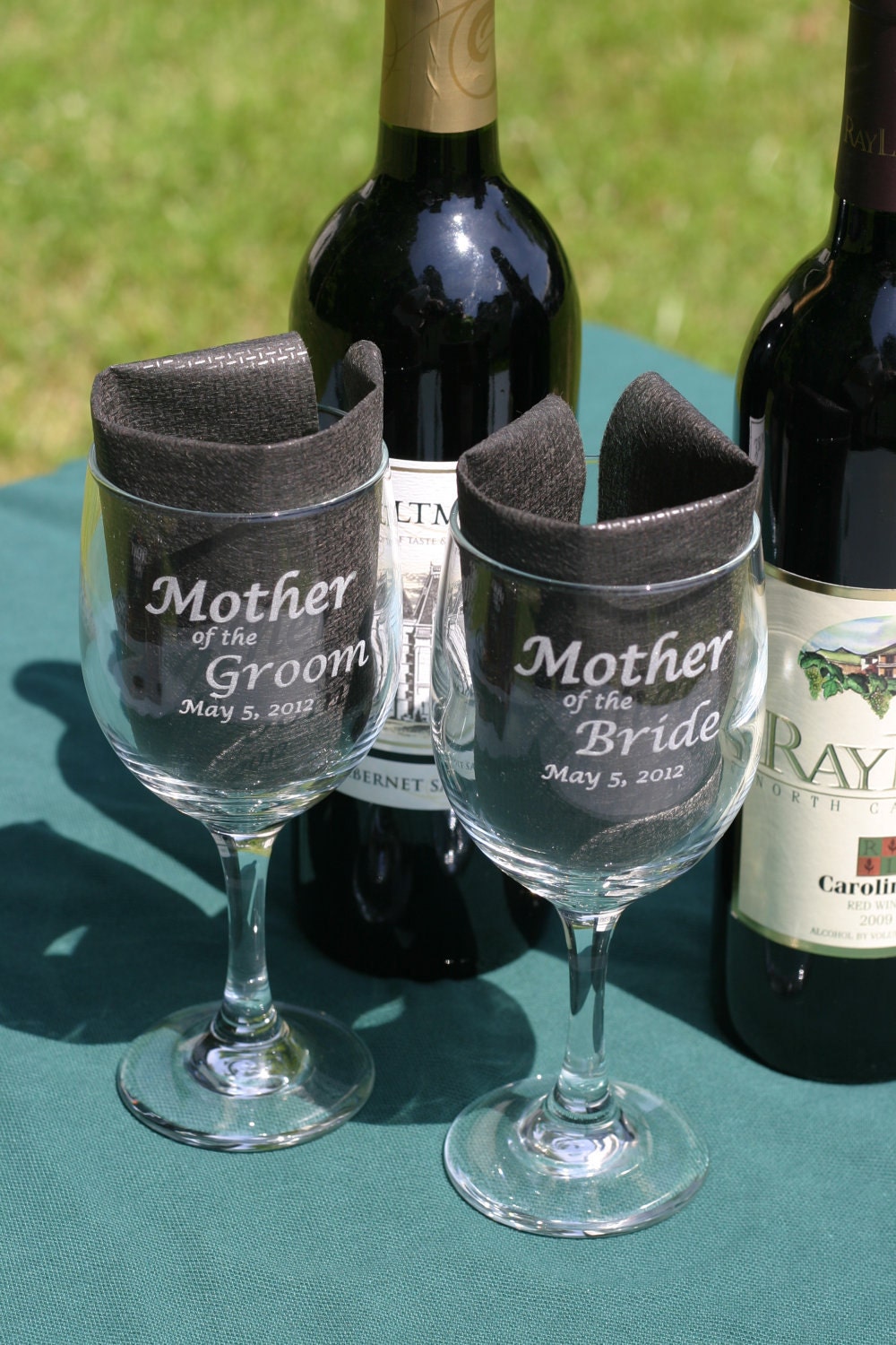 personalized wedding wine