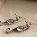 Silver Seahorse Earrings - Swarovski Crystals, Seahorse, Sterling Silver - FREE SHIPPING