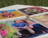 Coaster Set of Four, Personalized with Your Photos