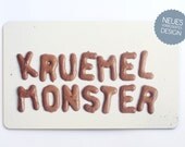 Breakfast Board "Cookie Monster" (German)