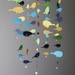 Whale Mobile - Blue, Yellow, Navy and Green