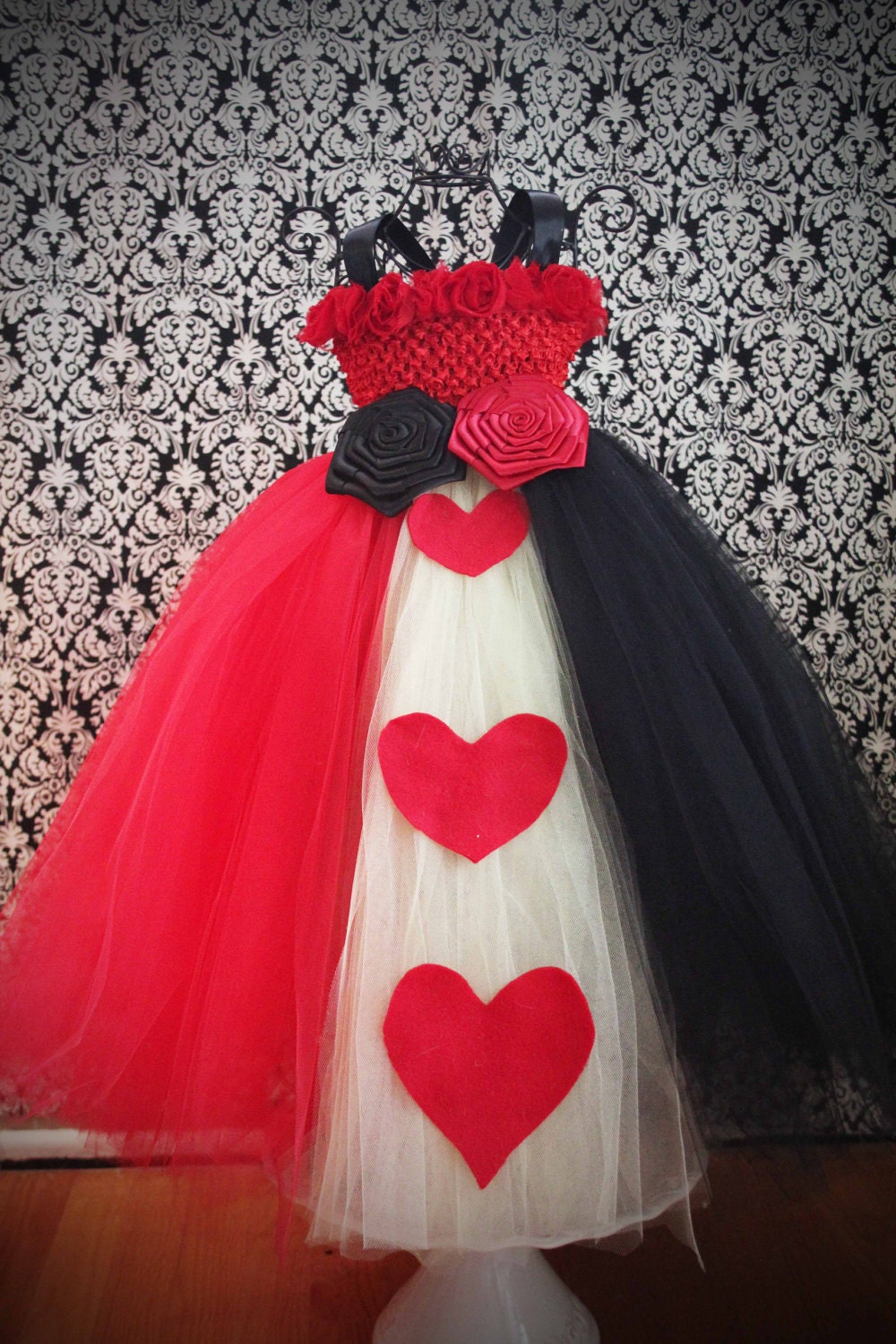 Queen of Hearts Tutu Dress Costume