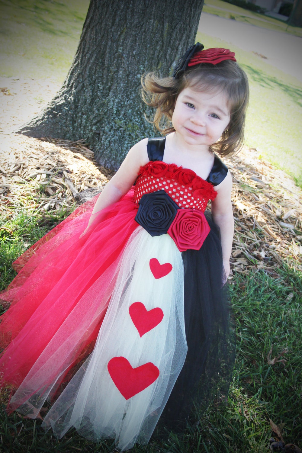 Queen of Hearts Tutu Dress Costume