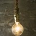 Hanging Lamp Chandelier Lighting Hanging Light Rustic Decor Shabby Chic Industrial Light - Rustic Rope Design