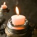 Mason Jar Lighting Candle Holder Rustic Wedding Decor Glass Lighting Shabby Chic Lighting - Rustic Rope Design