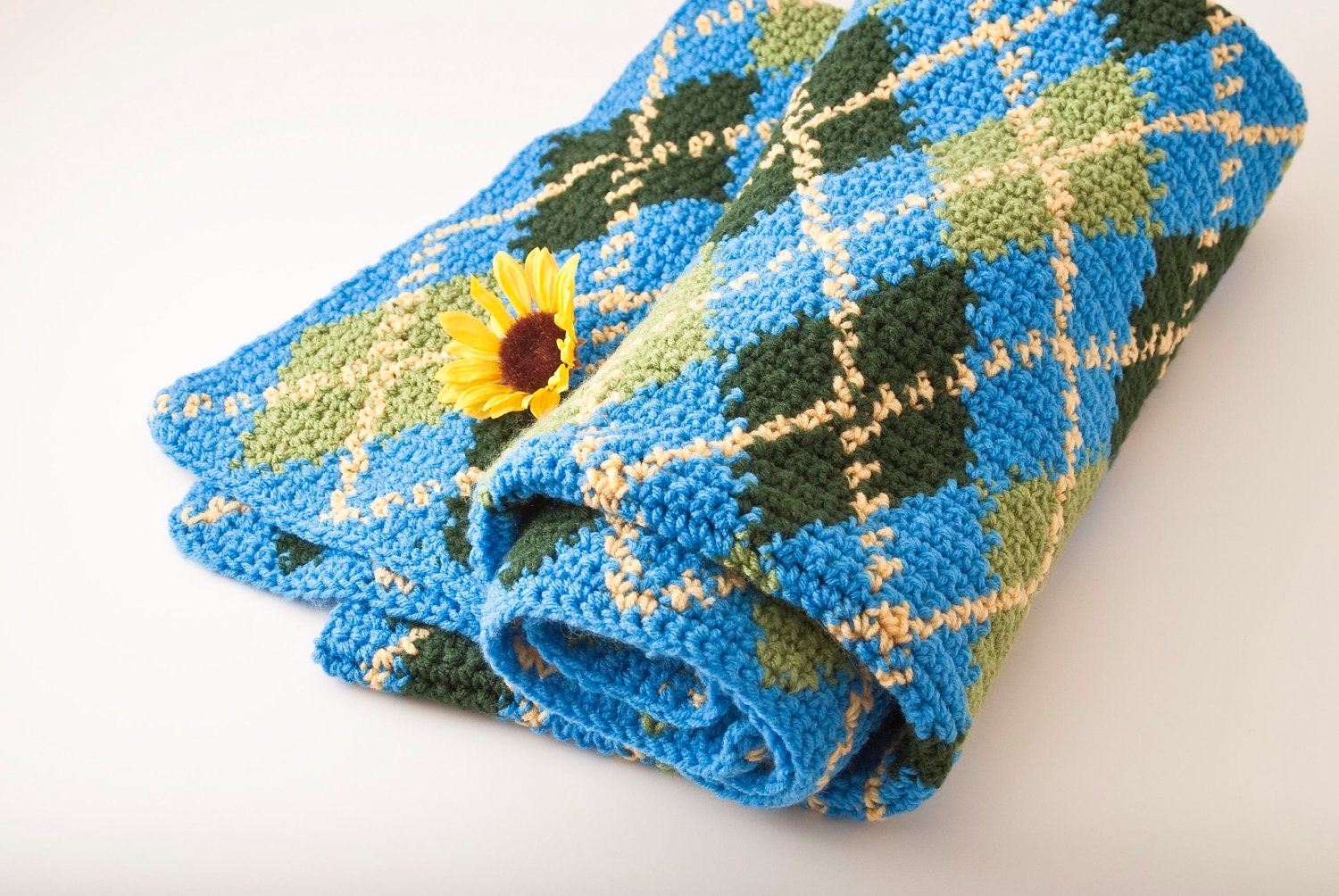 Yoga Mat Blanket, Argyle - MTO TFI