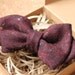 Burgundy Pre-tied Bow Tie