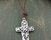 Cross Necklace - Grow Your Faith Necklace - Faith Jewelry -Romantic Necklace - Religious Jewelry - Cowgirl Jewelry