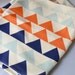 Baby Blanket, Hat and Bib Gift Set, Bright and Bold, Geometric, Chevron and Scallops