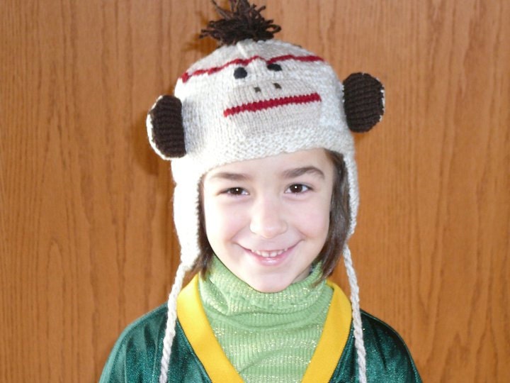 Sock Monkey Hat