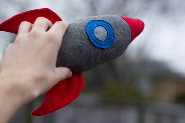 rocket stuffed toy