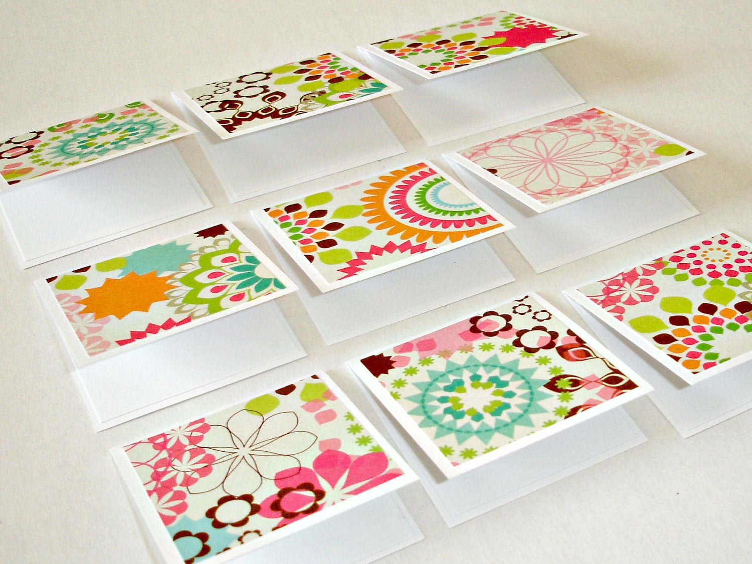 Mini cards Thank you notes Souffle Floral Design Blank note cards 1 dozen lunchbox notes