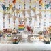 Rainbow Wedding Garland - Paper hearts Wedding Banner, rainbow birthday party, Engagement Party Decoration, Photo Booth Prop (handmade)
