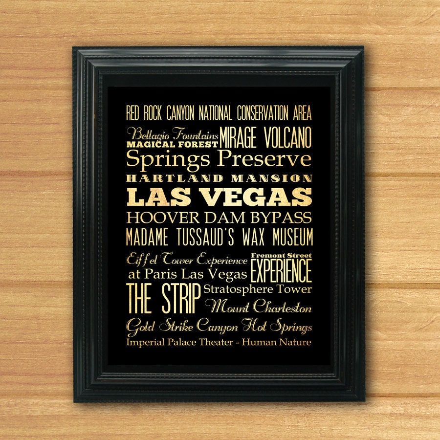 las vegas typography