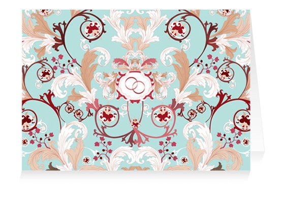 SPECIAL OFFER Mint Wedding card set of 25