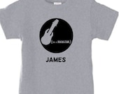 Be a Rockstar rocker tshirt or onesie. personalize it with a name, lots of colors
