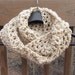 Chunky Infinity Scarf in Beige